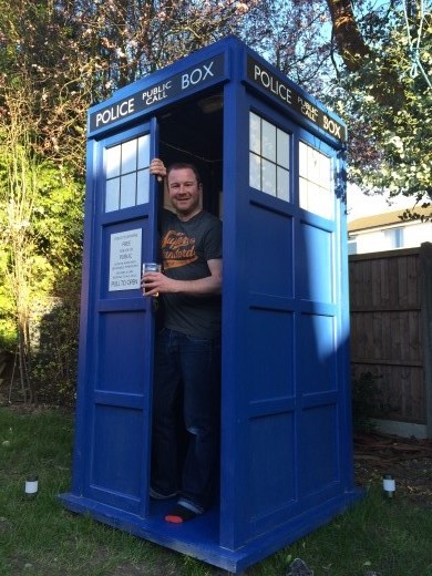 Ben in his Tardis